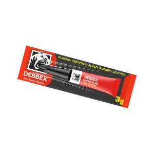 Sekundové lepidlo Den Braven 3g v tube s presným aplikátorom, určené na rýchle a pevné lepenie rôznych materiálov.