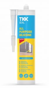 TKK silikón neutrálny 280 ml – biely/transparentný