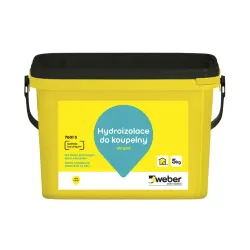 Vedro hydroizolačného náteru Akryzol 15 kg – jednozložková interiérová hydroizolácia do kúpeľní a sprchových kútov