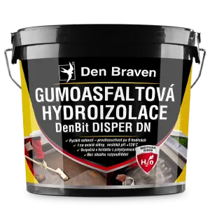 Gumoasfaltová hydroizolácia DenBit pre tesnenie strešných a podlahových plôch