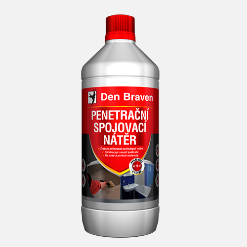 Penetračný a spojovací náter biely Den Braven 1kg Biely penetračný a spojovací náter Den Braven 1 kg na spevnenie a prípravu hladkých i savých povrchov