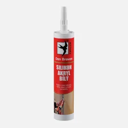 Den Braven silikón akrylový tmel 310 ml biely