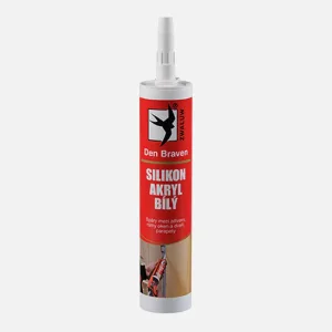Den Braven silikón akrylový tmel 310 ml biely