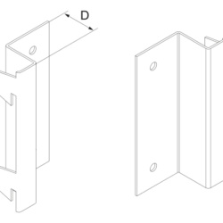 Konzola drevený panel 18 mm