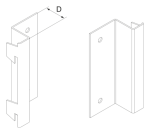 Konzola drevený panel 18 mm