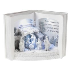 Dekorácia MagicHome Vianoce Betlehem v knihe 3 LED