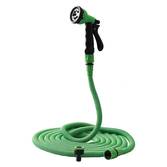 Hadica flexi 5-15m + pištoľ Záhradná hadica flexi 5–15 m + striekacia pištoľ